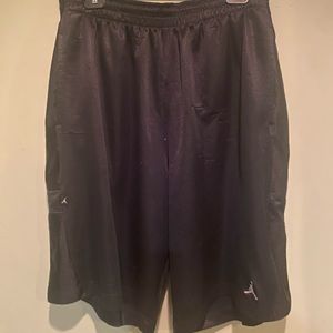 NIKE AIR JORDAN Dri-Fit Basketball Shorts Men Black SZ XL Jumpman